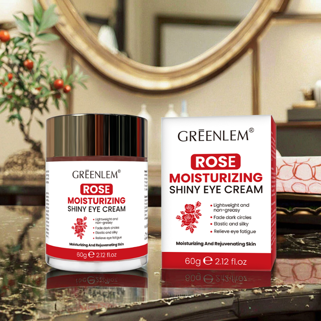 Organic Rose Extract Eye Cream for Deep Hydration Moisturizing Eye Area Improves Dullness Targets Dark Circles and Wrinkles(pic2)