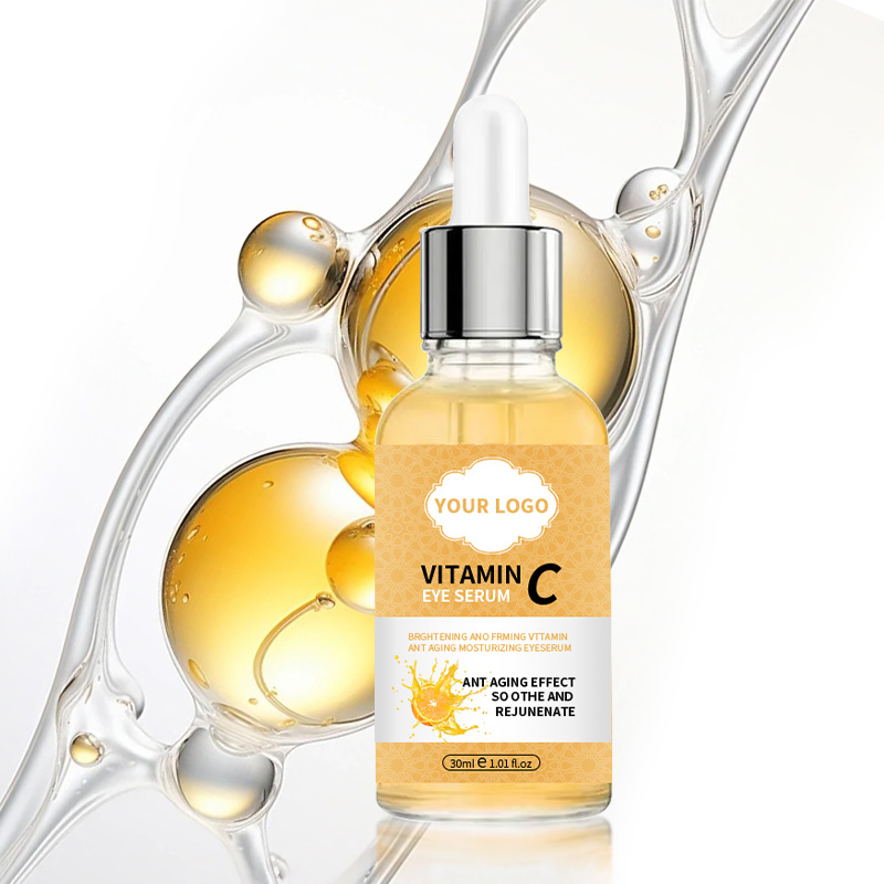 Private Label Natural Vc Eye Serum for Dark Circles, Fine Lines Puffiness CrowS Feet Eye Bags Under Eyes(pic3)