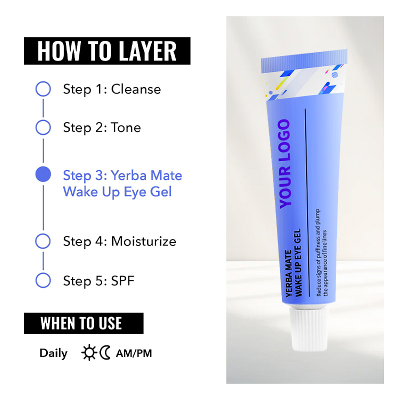 Yerba Mate Wake up Eye Gel With Hyaluronic Acid, Caffeine for Hydrate, Minimize Puffiness, Swelling(pic4)