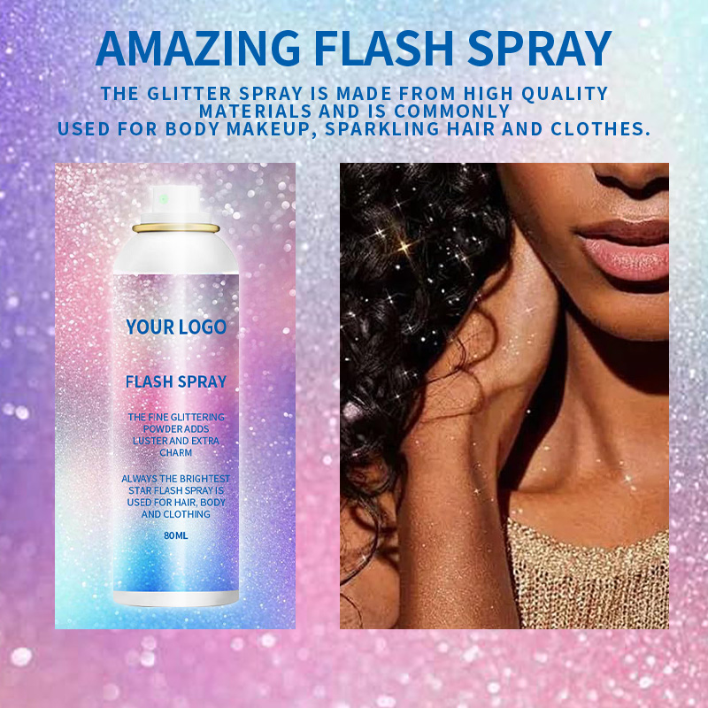 Wholesale Glitter Hair Spray Shimmer Powder for Parties Cosplay & Festival Safe & Non-Toxic (10 Colors)(pic4)