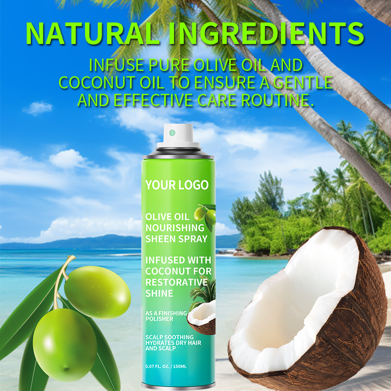 Wholesale Professional Hair Shine Spray, Frizz Control, Long-Lasting Shine for Salons & Retail(pic5)