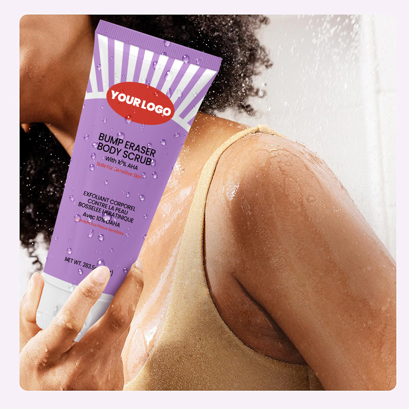 Beauty Skin 10% AHA with Glycolic and Lactic acids, Helps Reduce Chicken Skin Bumps, Body Scrub(pic1)