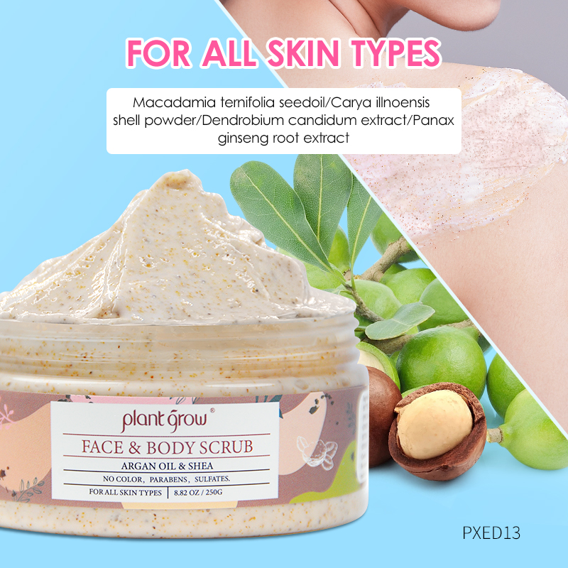Plant Grow Face&Body Scurb for skin care women and men(pic3)