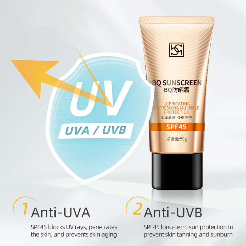 Stock BQ Sunscreen SPF45 for summer(pic5) Stock BQ Sunscreen SPF45 for summer(pic5)