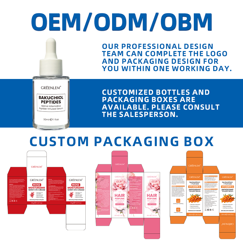 Bakuchiol Peptide Complex Serum Organic OEM Service Natural Alternative for Retinol for Anti-Wrinkle Firming(pic5)