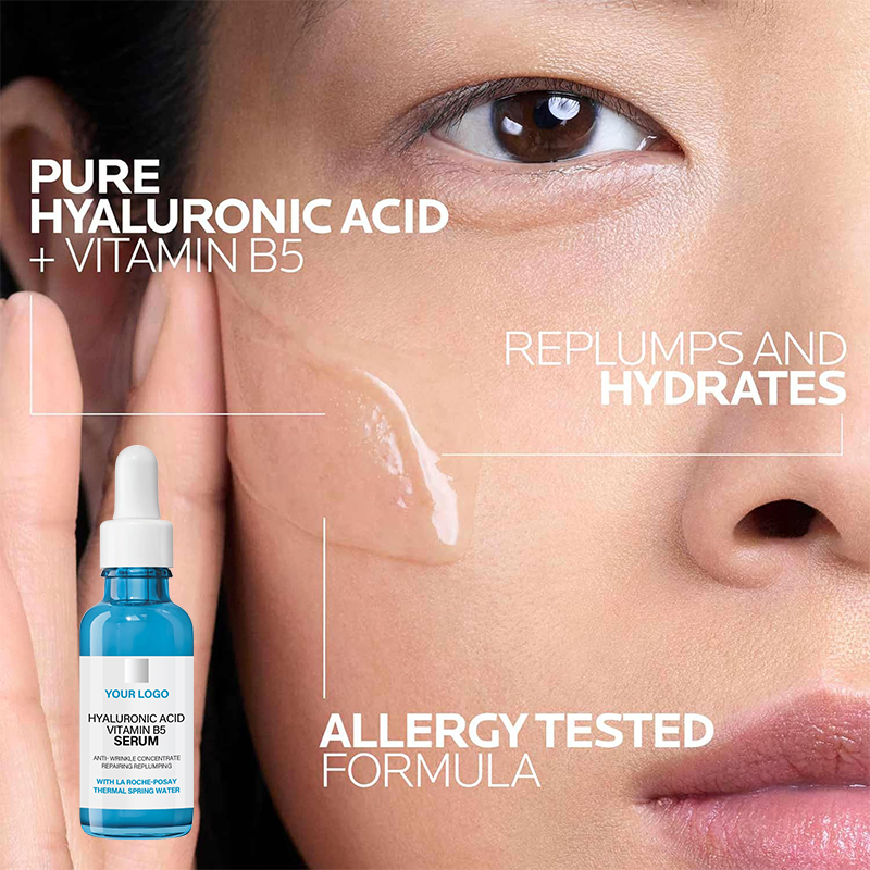 High Quality Anti Wrinkles Vitamin B5 Hywaterproofluronic Acid Serum Liquid for Face(pic5)