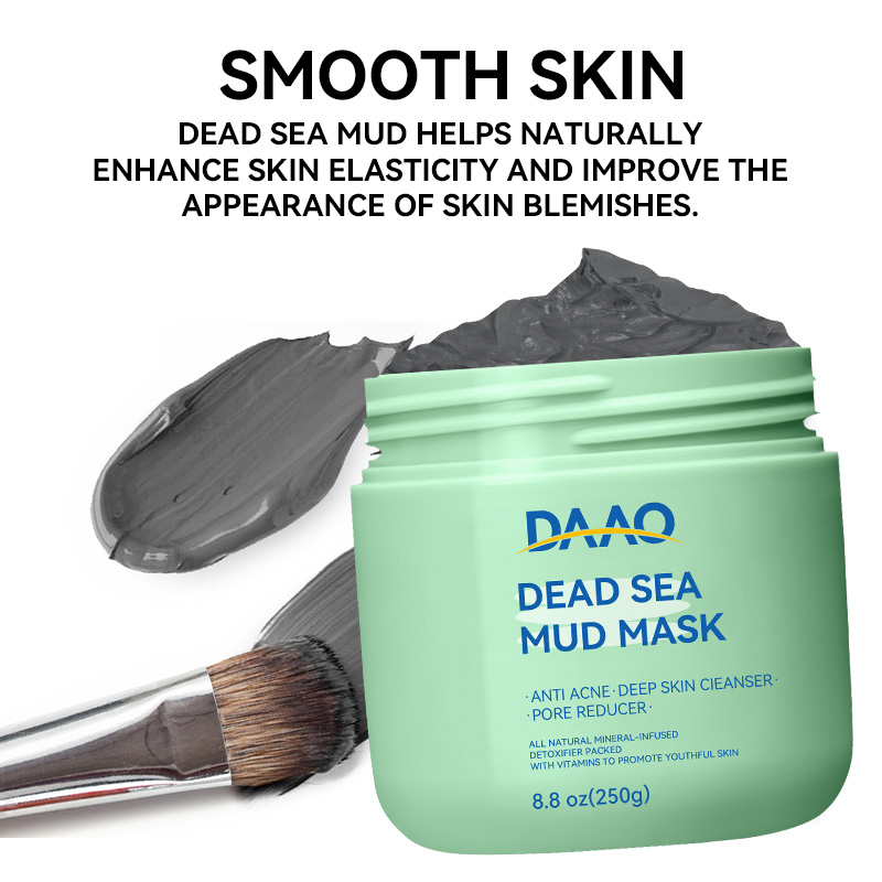 Private Label 100% Natural Mineral Mud Sheet Face Clay Dead Sea Mud Sheet for Face & Body(pic6)