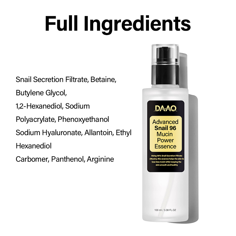 Korean Snail Mucin Essence Serum for Face Repairing Hydrating and Brightening Skin Care Wholesale(pic2)