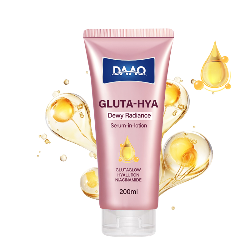 OEM Customizable Private Label All-Skin Types Moisturizing Body Lotion Gluta Hya Face Cream and Shea Body Scrub(pic1)