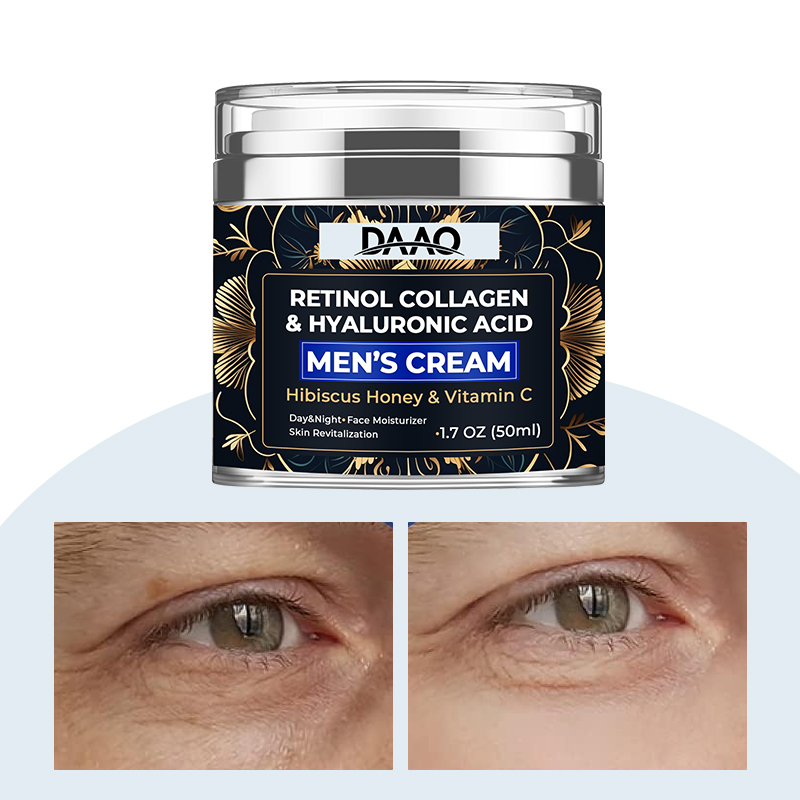 Wholesale Collagen RetinolUnder the Eyes Mens Cream Care for Face with Hibiscus Honey, Hyaluronic Acid, Vitamin C(pic5)