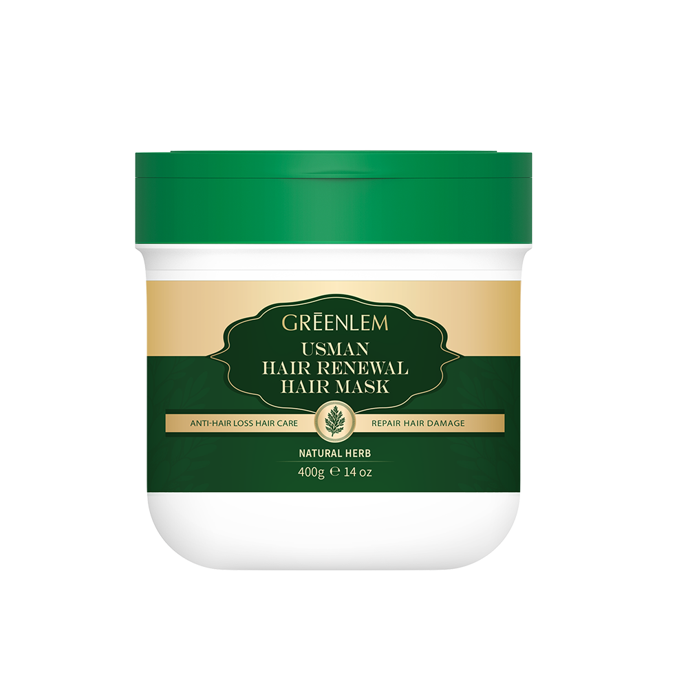 2026 New GreenLem Usman Grass Herbal Hair Mask Organic Repair Smoothing Concentrated Formula Nourishing Moisturizing for Dry(pic6)