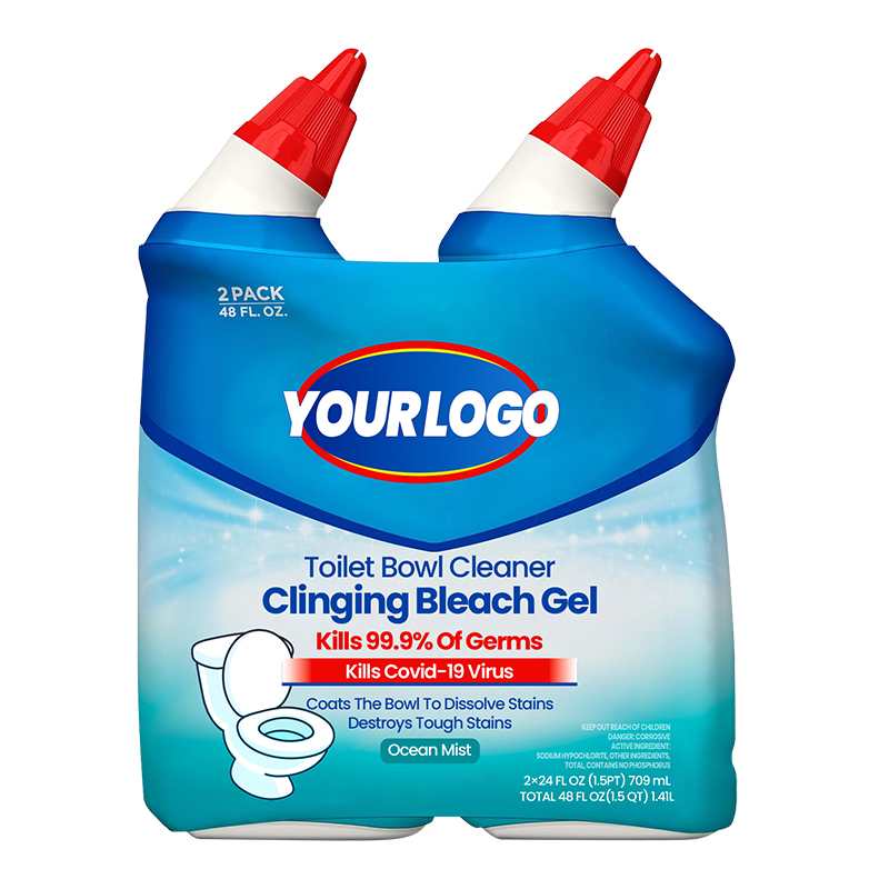 Ocean Mist Clinging Bleach Gel Disposable Toilet Bowl Cleaner for Bathroom Removes Yellow Stains Air and Odor(pic6)