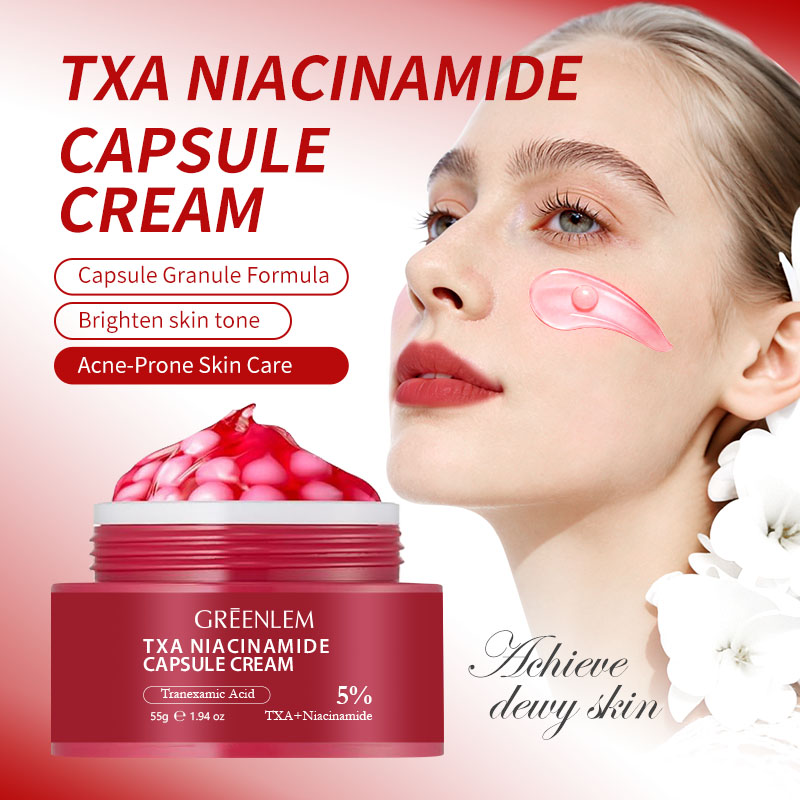 GreenLem 2026 New Arrival Skin Care Capsule for Series Hyaluronic Acid Liquid Facial Brightening Hydrating Radiance Serum(pic1)