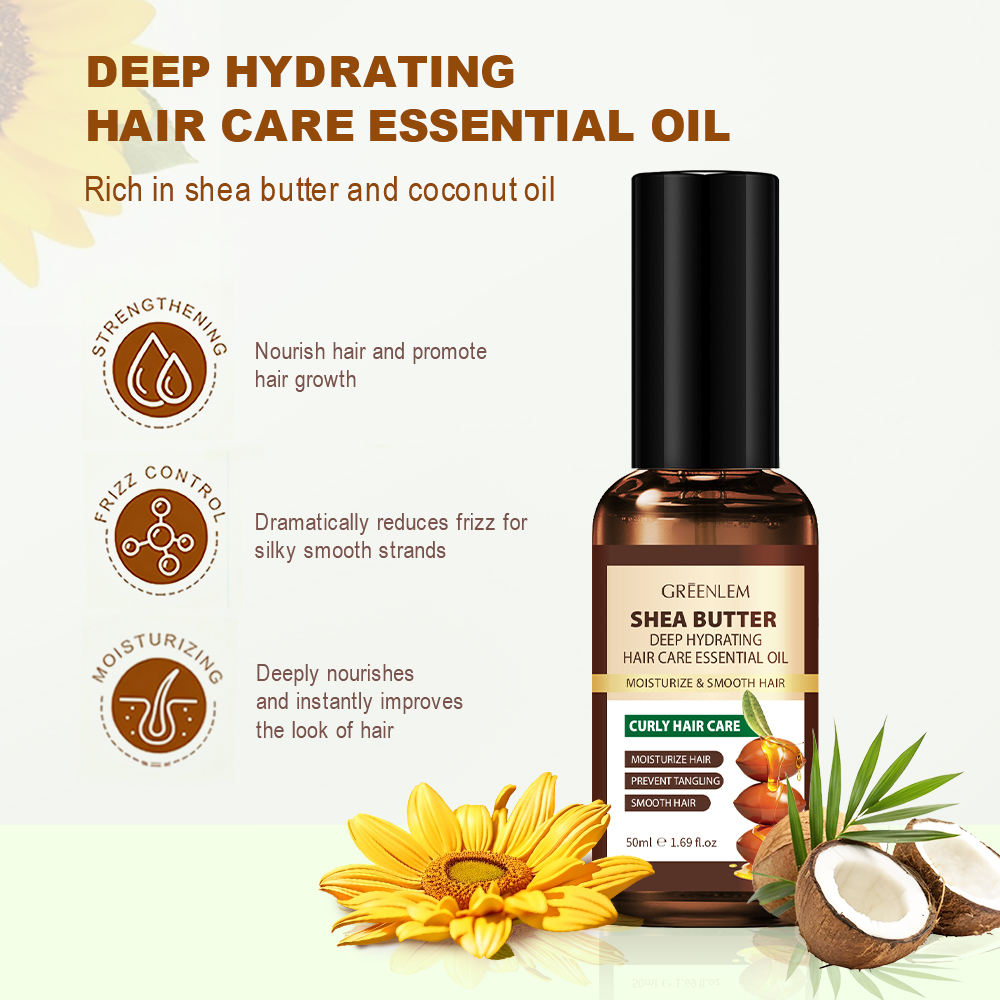 Greenlem Shea Butter Hydrating Hair Oil 