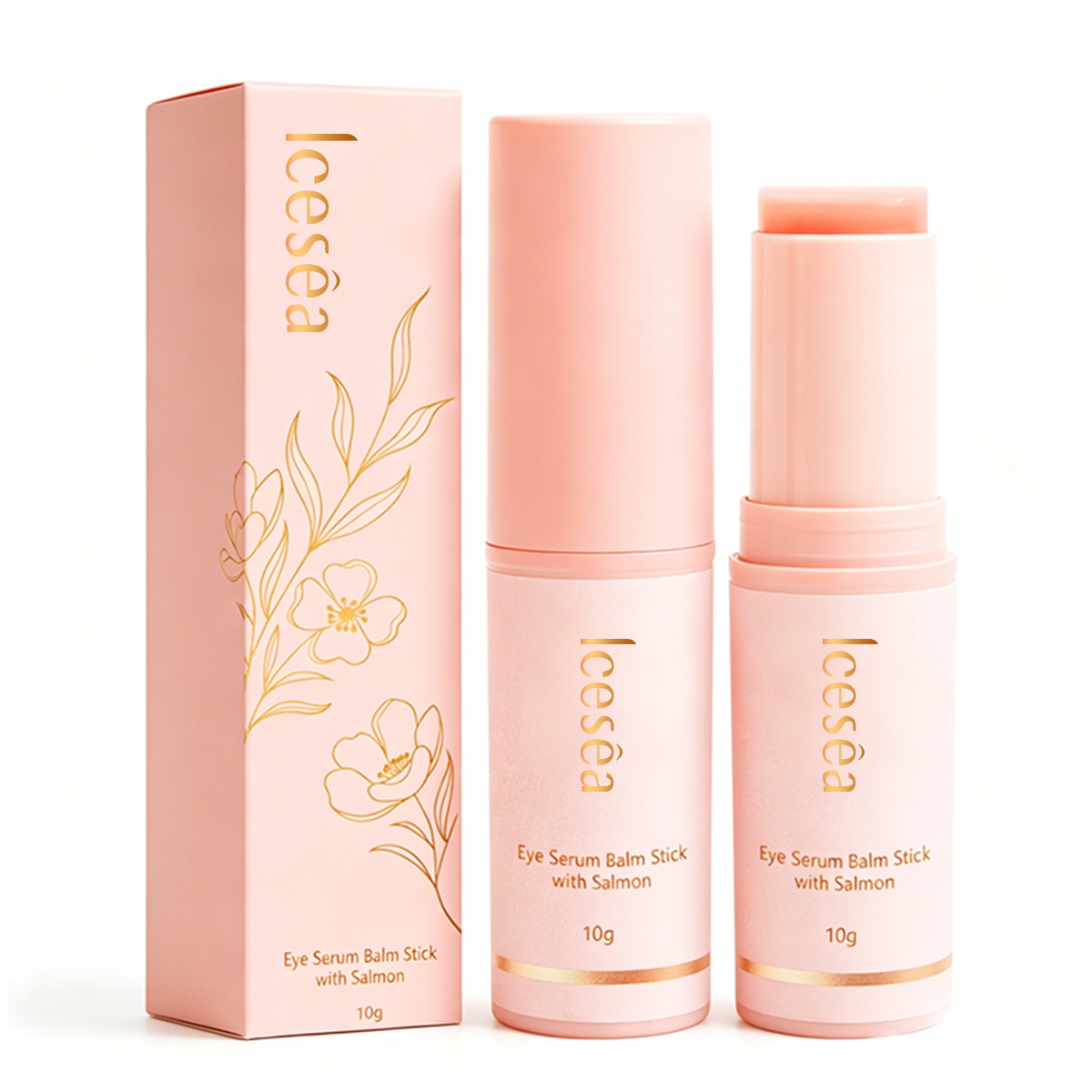 OEM Salmon DNA PDRN Eye Cream Stick Firming Elasticity Hydrating Dark Circles Puffiness Private Label Wholesale(pic6)