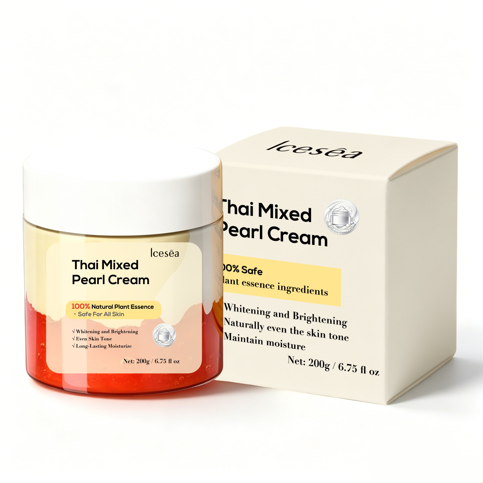 Private Label Thai Mixed Pearl Cream OEM