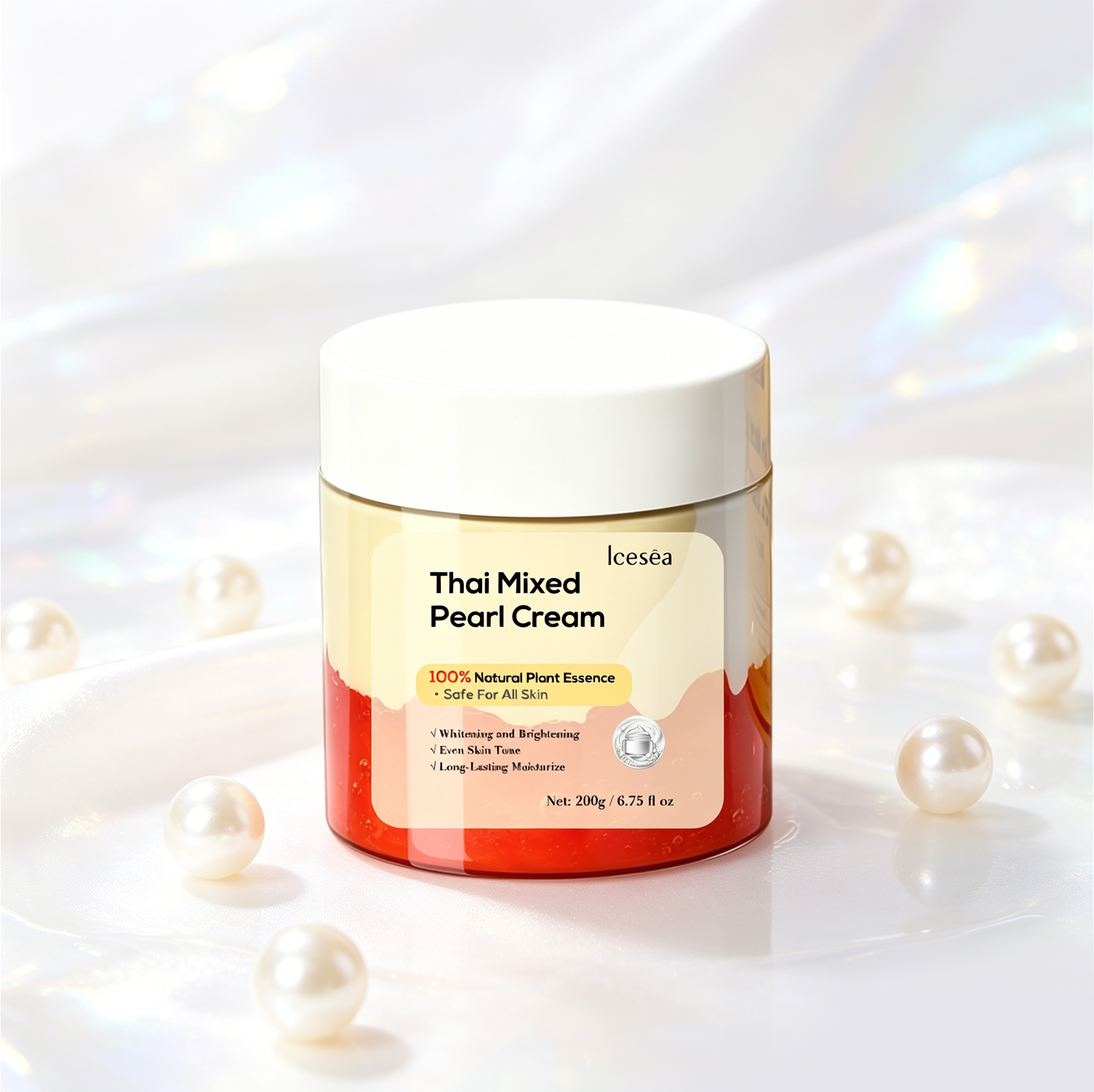 Private Label Thai Mixed Pearl Cream OEM Glutathione Arbutin Brightening for Dark Spots Anti Aging Face Care Wholesale(pic5)