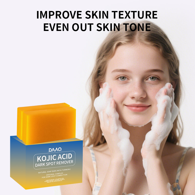 Wholesale Fresh Scent Whitening Smoothing Kojic Acid Soap Dark Spot Remover for Multi-Position Use(pic4) Wholesale Fresh Scent Whitening Smoothing Kojic Acid Soap Dark Spot Remover for Multi-Position Use(pic4)