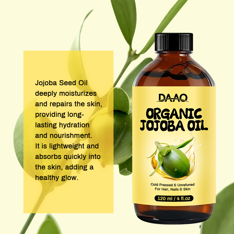 Organic Jojoba Oil 100% Pure Natural - for Hair Growth, Skin & Nails Moisturizer, Conditioning Massage Oil(pic5)