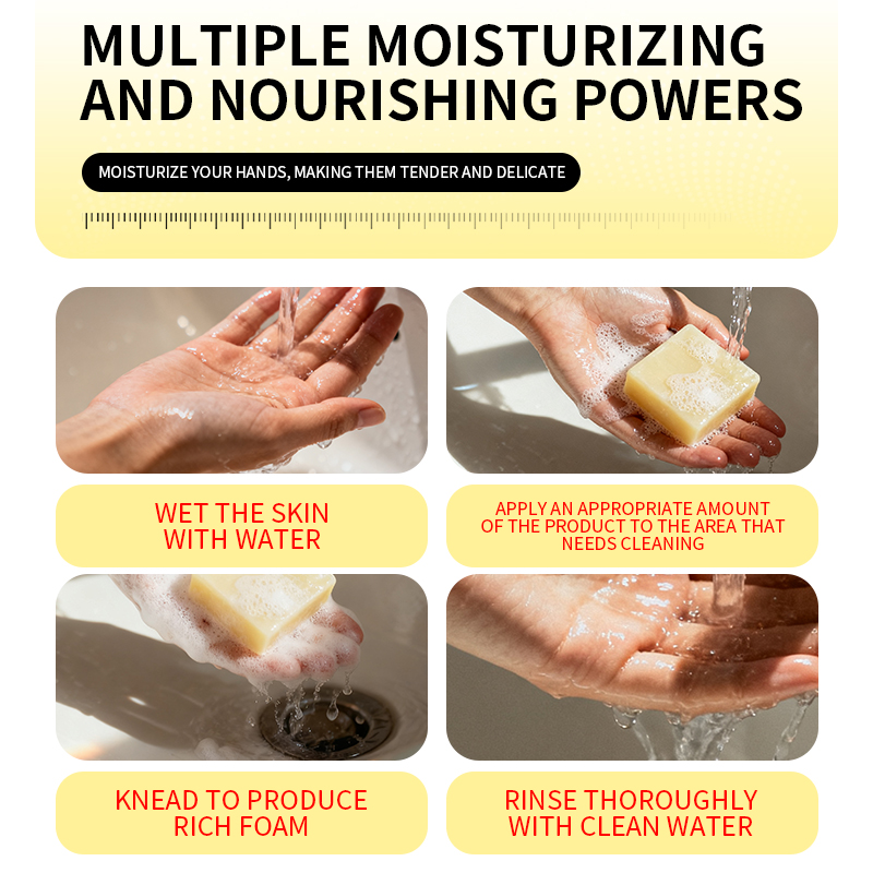 Custom Sea Salt Soap - Natural Dead Sea Salt Handmade Soap for Oily & Acne Skin, Logo Printing Available(pic3)