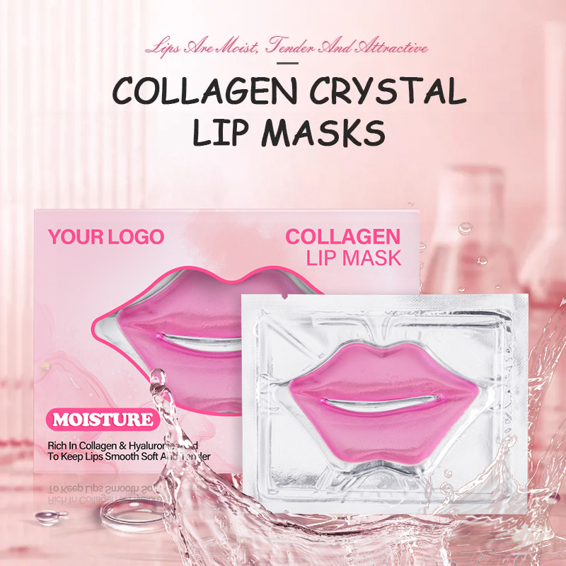 Wholesale Sexy Organic Lip Sleeping Mask Mouth Care Moisturizing Nourishing Cream with Hyaluronic Acid Crystal Collagen(pic4)
