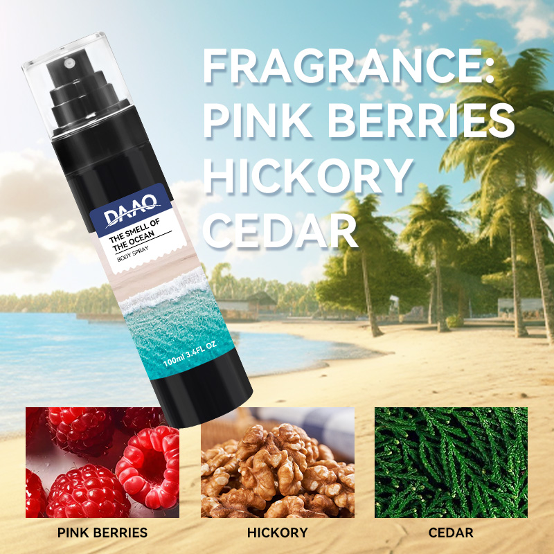 Mens Daily Use Herbal Deodorant Body Spray Quick Dry Non-Sticky Formula 3 Variant Scents (Aqua Woody Tropical) for Odor Control(pic4)