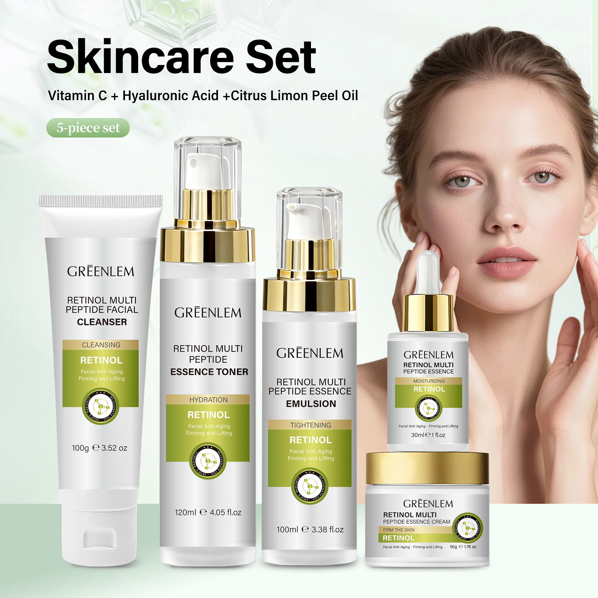 For Facial Serum Anti-Aging Formula Targets Fine Lines Wrinkles & Uneven Tone for Smoother Brighter Skin(pic2)